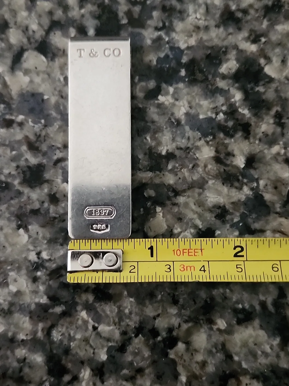 Tiffany & CO 1837 Sterling Silver Money Clip